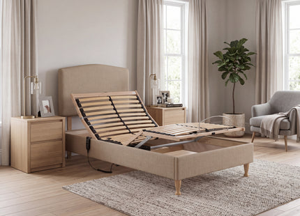 Upholstered Electric Adjustable Bedstead